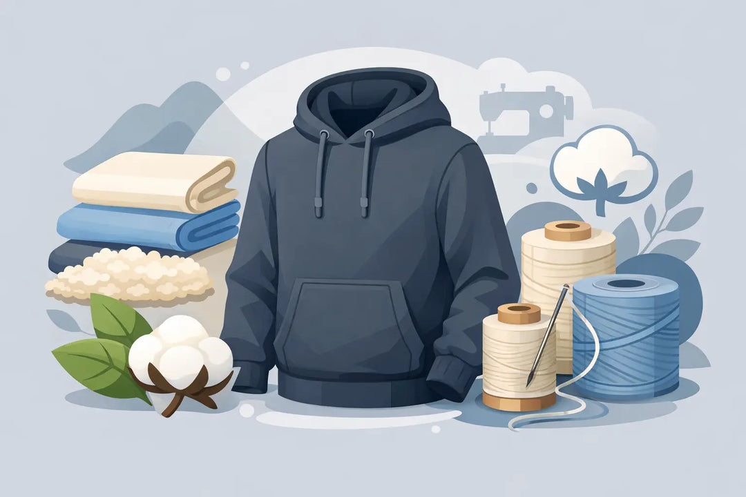 Parhaat materiaalit laadukkaaseen huppariin